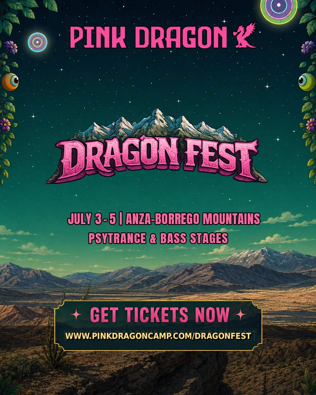 Dragon Fest - Anza Borrego Edition flyer