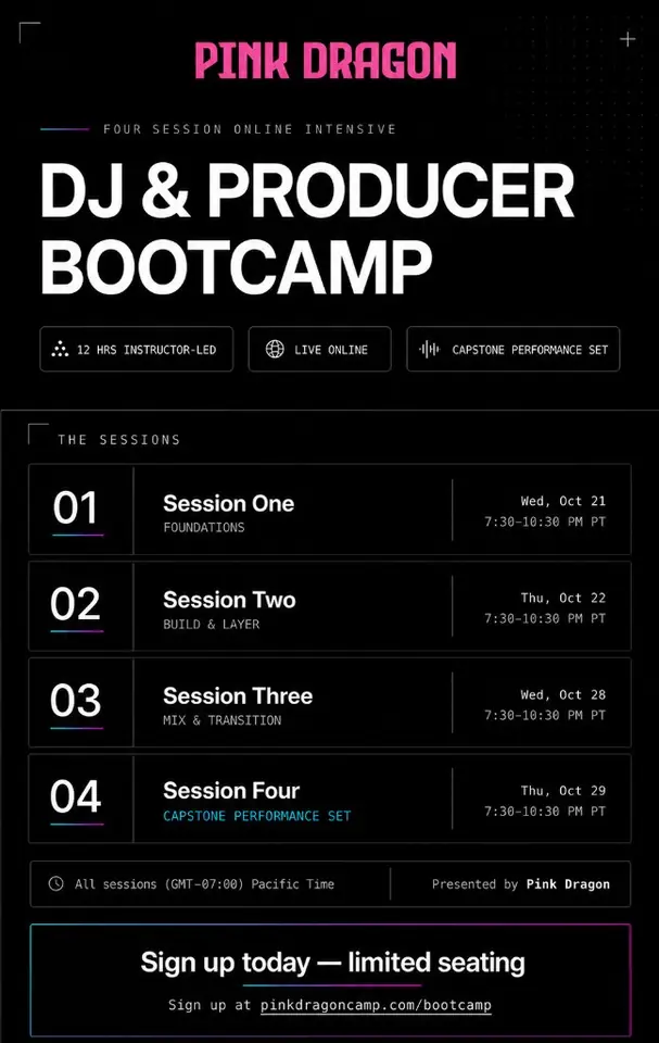 DJ & Producer Bootcamp — Session 2: Build & Layer